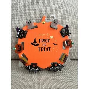 Piper K Halloween hair clips set of 5